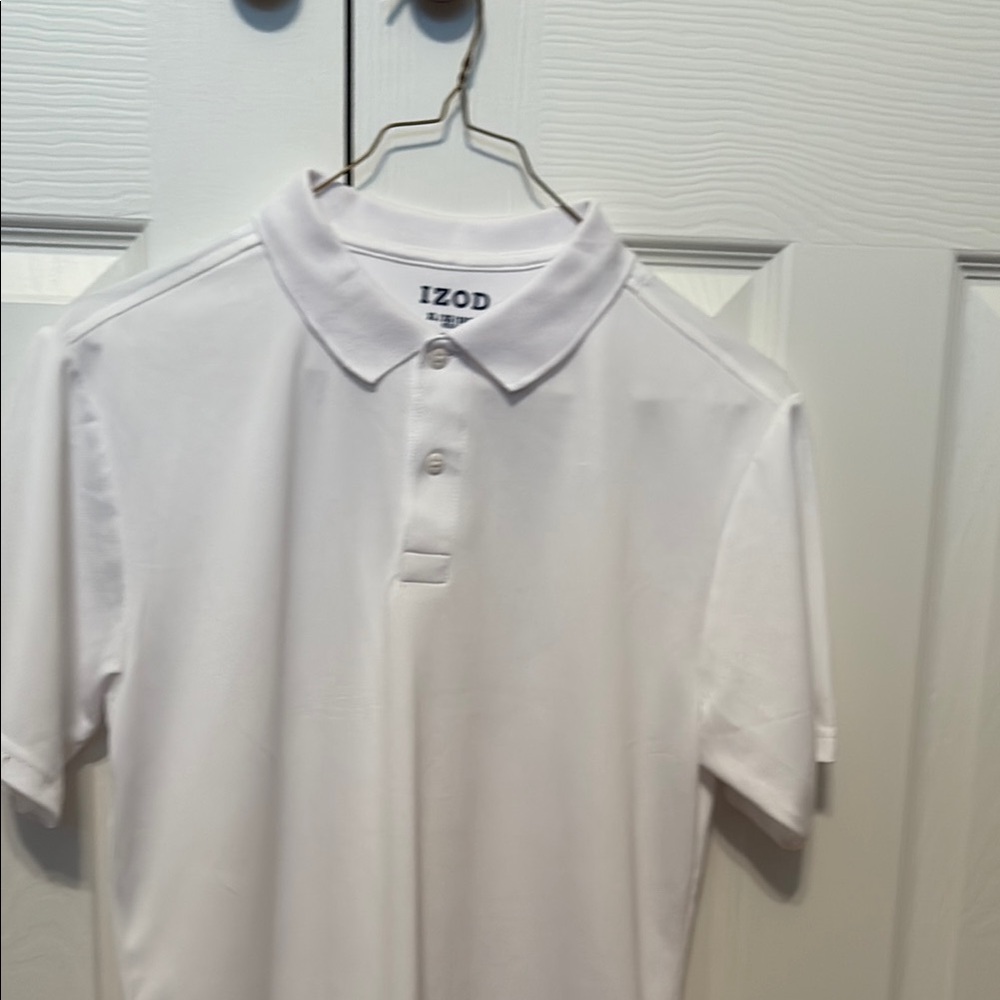 Izod White Polo Shirt Classic Style